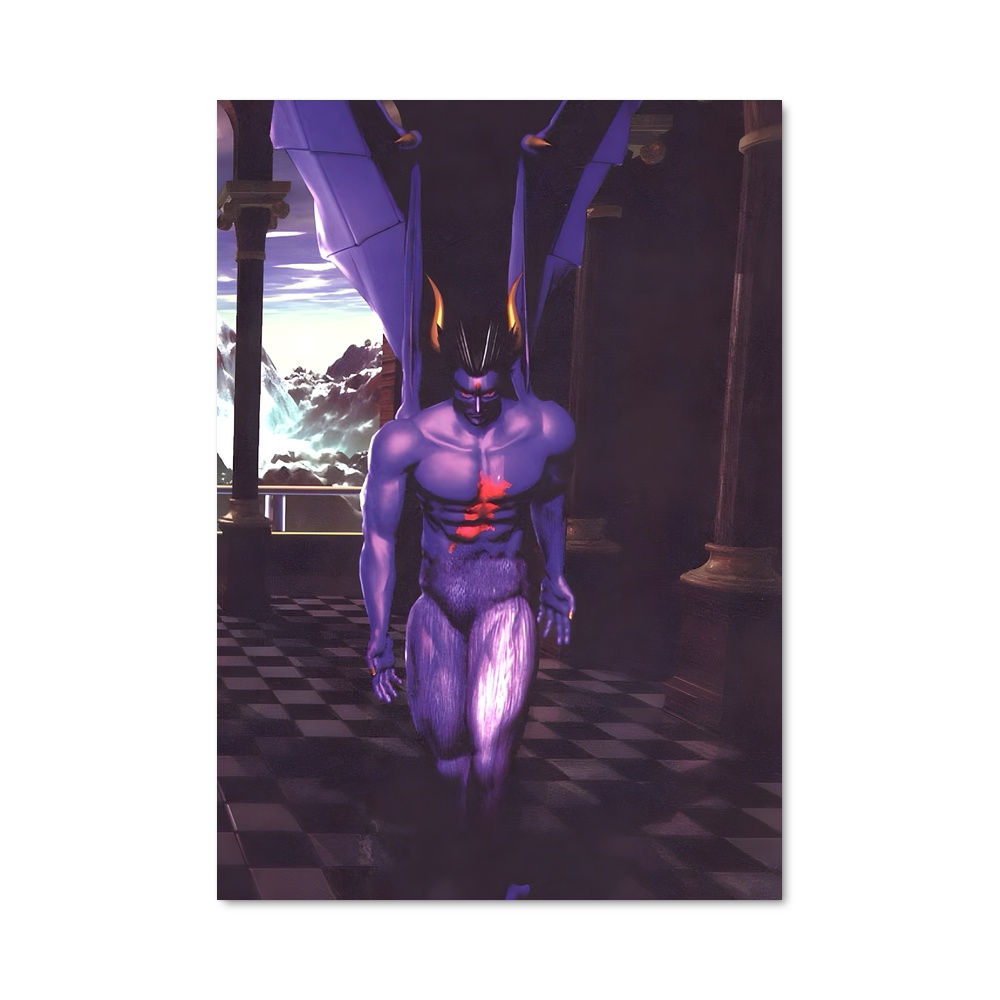 Poster Kazuya au Combat – affiche Tekken